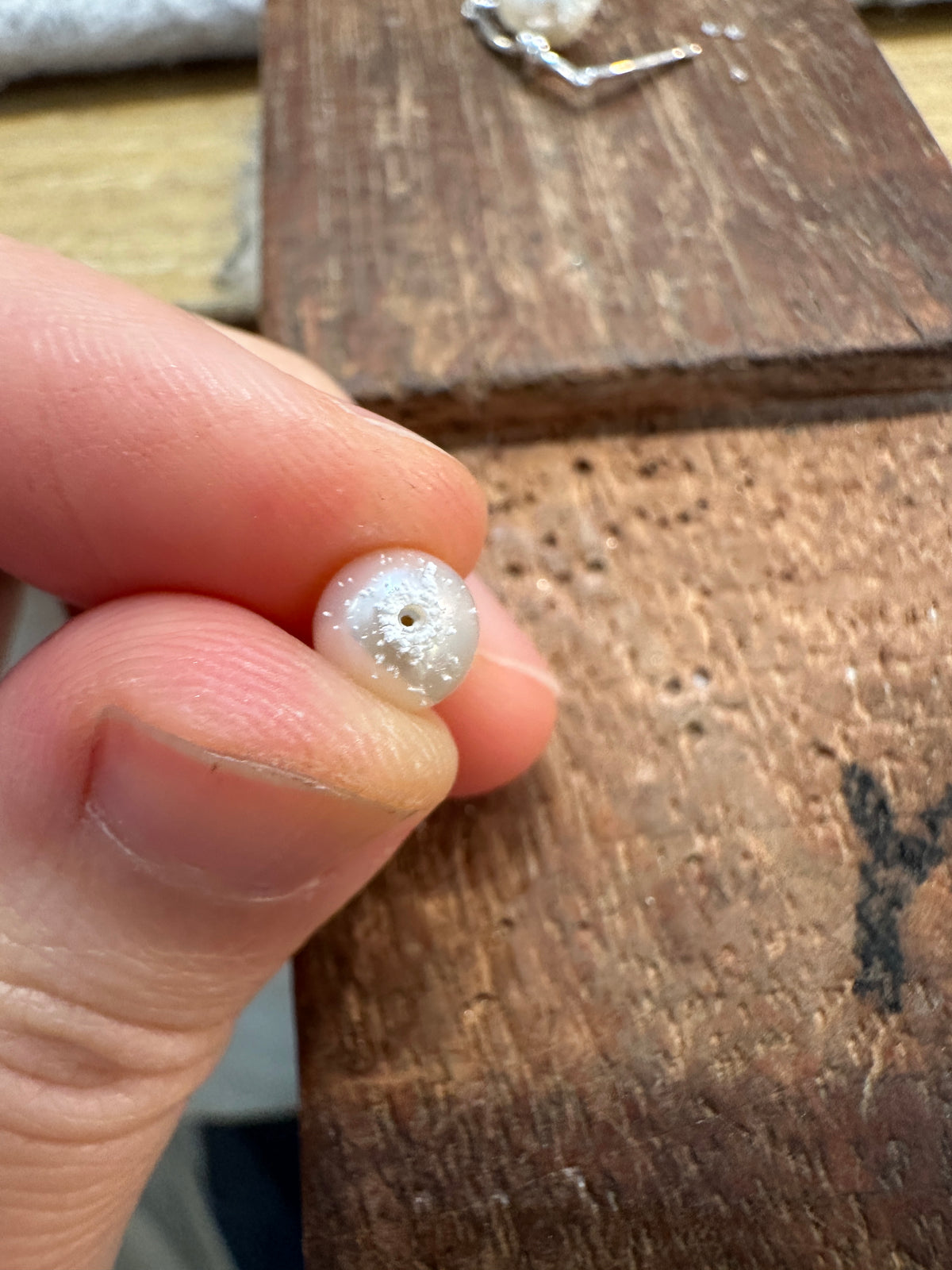Minimalism pearl earrings