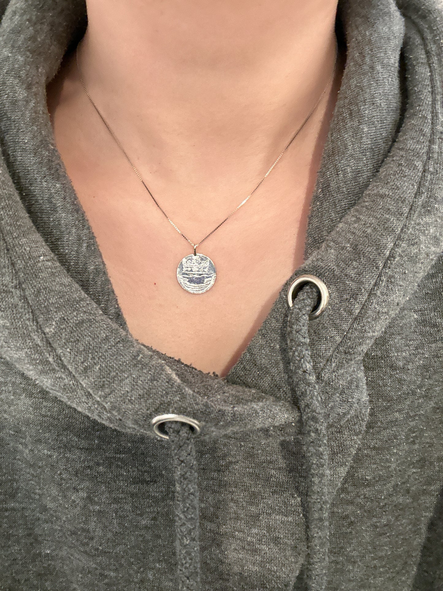 Helsinki antique flag pendant