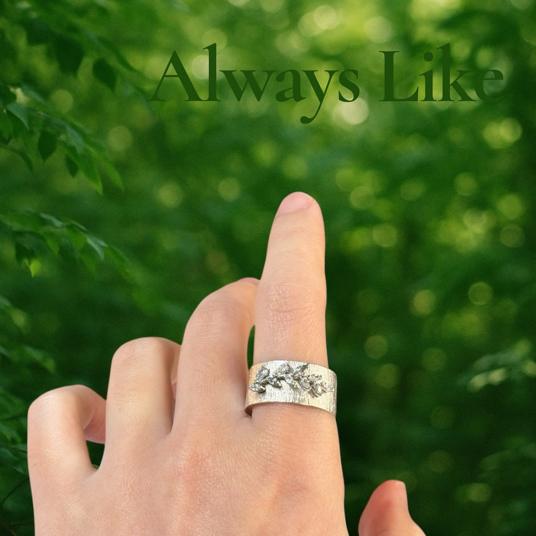 Garden leaf Ring