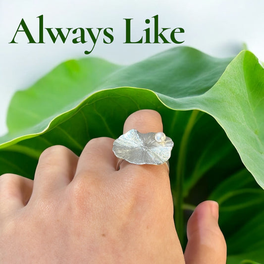 Lotus leaf ring