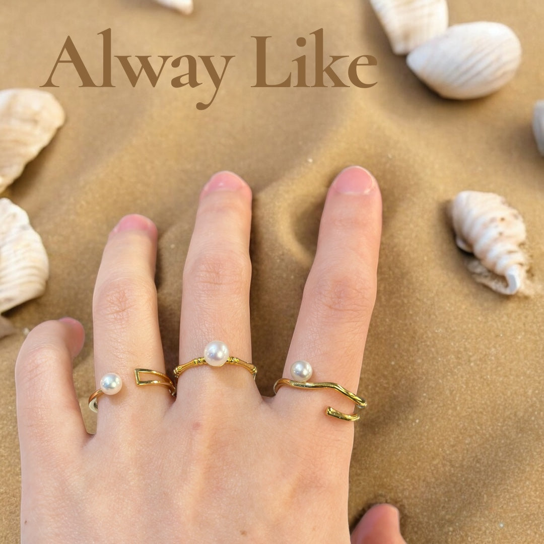 Different pearl rings